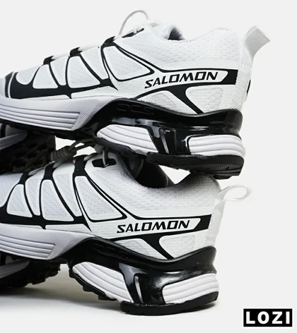 کفش کتانی سفید مشکی Salomon xt-6