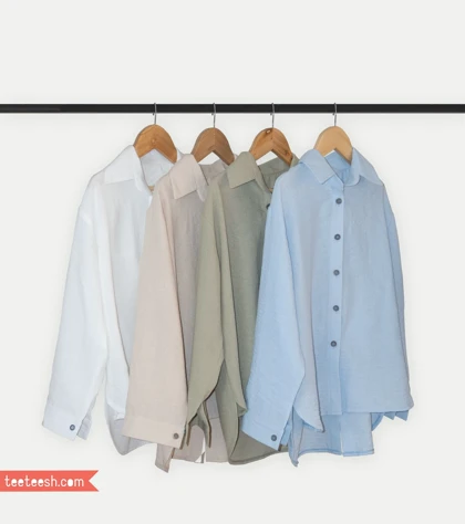 شومیز لینن سفید