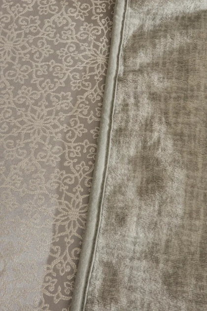 سرویس روتختی دو نفره Karaca Home مدل Rosette پنبه پلی‌استر - ذغالی