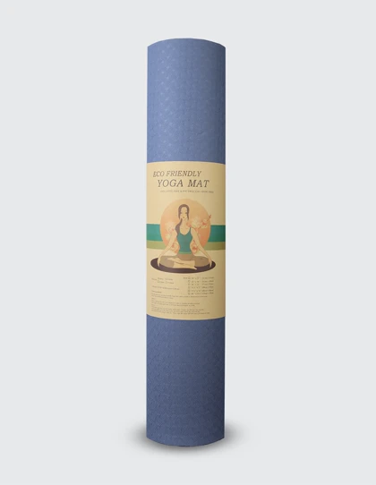 مت یوگا و پیلاتس Unisex بدون برند Eco Friendly Yoga Mat U
