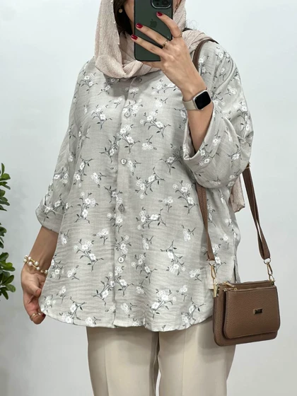 تونیک مانتویی لینن گلسا 2