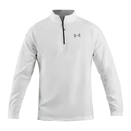 استرج نیم زیپ ورزشی مردانه آندر آرمور مدل Heat Gear-410 سفید