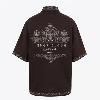 پیراهن باکسی گلدوزی طرح inner bloom برند Machinist
