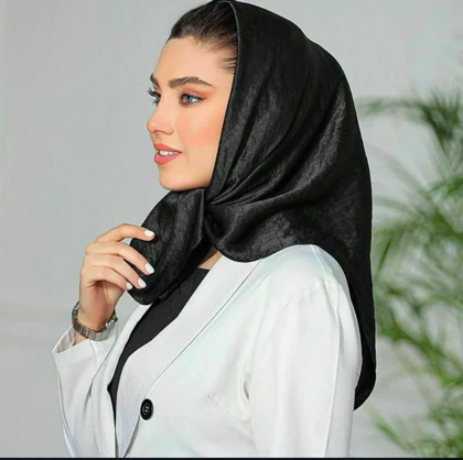 مینی اسکارف مجلسی پارچه کوپرا قواره 70 و 90