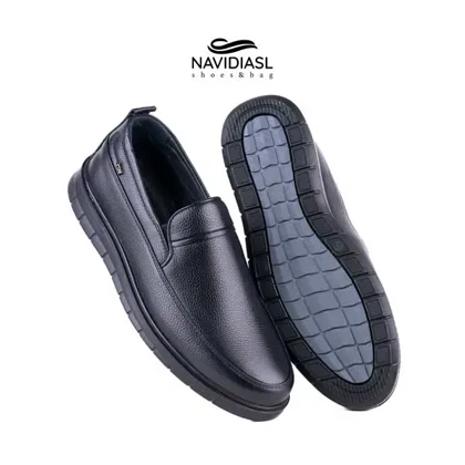 کفش مردانه چرم طبی اداری و روزانه کد 7047025