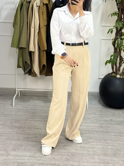 شومیز پیراهنی بیسیک( ایراددار)