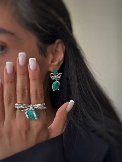 انگشتر زمرد کلمبیایی