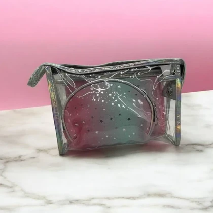 کیف لوازم آرایش سه تیکه ستاره ای