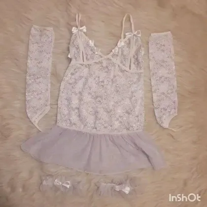 لباس خواب گیپور ladylala کد 2002 (ویدئو)