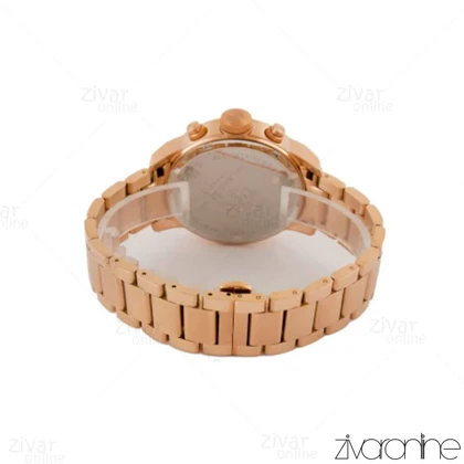 ساعت پورشه دیزاین مردانه سه موتوره رزگلد صفحه مشکی 105105