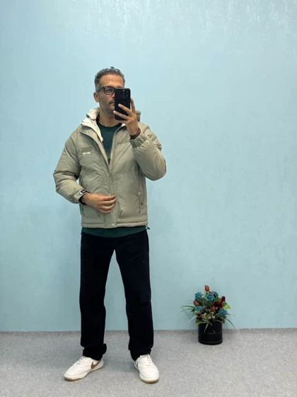 کاپشن مردانه سیلیکونی کار وارداتی درجه یک