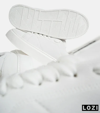 کفش کژوال مردانه چرمی سفید ZARA