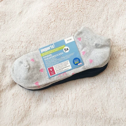 جوراب دخترانه پیپرتس کد Z-JG56 مجموعه 5 عددی