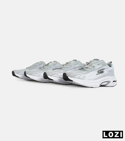 کفش کتانی طبی ورزشی طوسی SKECHERS archfit مدل 7435