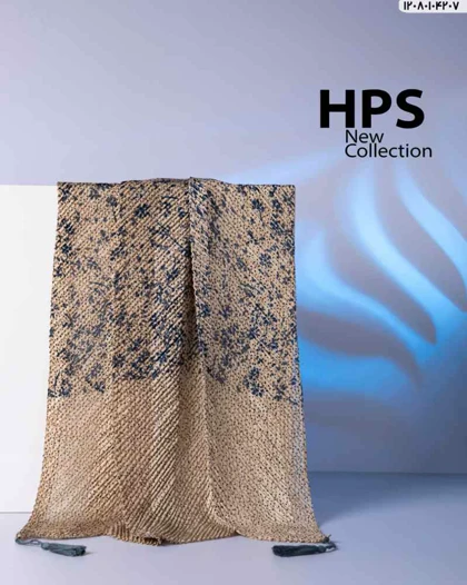 شال رته دور دوخت پلیسه منگوله‌دار حاشیه تک‌رنگ برند hps کد 017