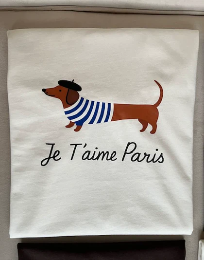 تیشرت dog کد 222 سفید