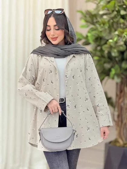 شومیز آستین پاگن طرح قاصدک