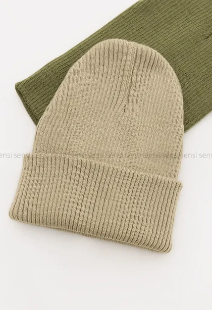 کلاه بافت ساده رنگی کد1004741