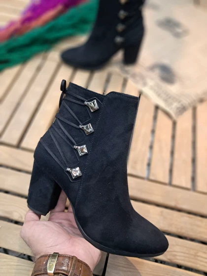 پاشنه‌دار 7 سانت بغل زیپ