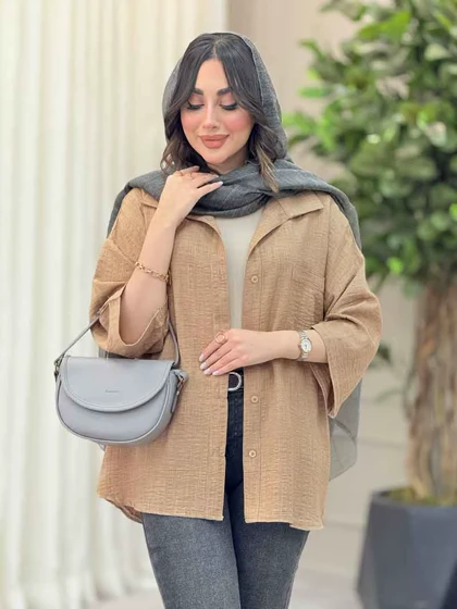 شومیز آستین پاگن ثمین
