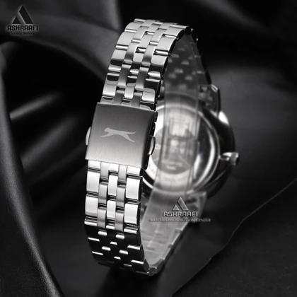 ساعت اسلازنجر صفحه سورمه ای Slazenger SL.09.2529.1.02