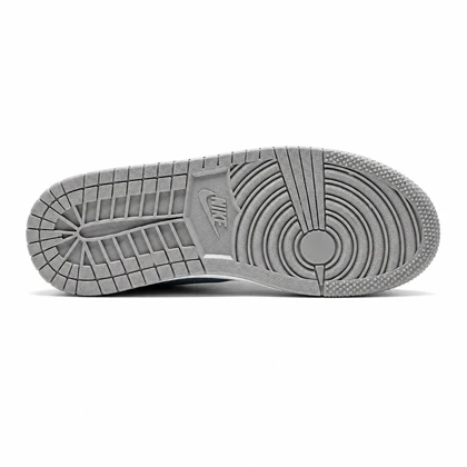 کفش و کتانی مردانه مدل NIKE AIR JORDAN 1 رنگ سفید طوسی کد 2240