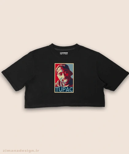 کراپ زنانه طرح توپاک کد 953