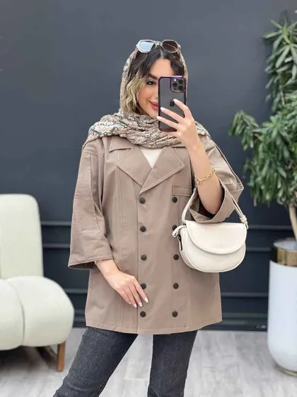 مانتو لینن ده دکمه