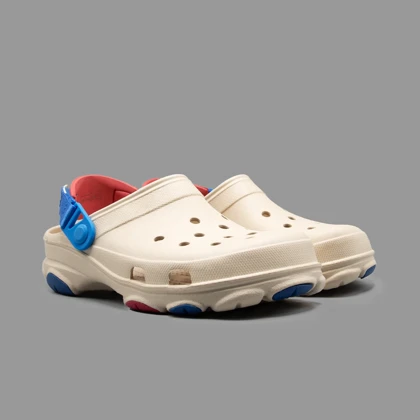 کراکس آل ترین کرم آبی Crocs All Terrain Cream Blue