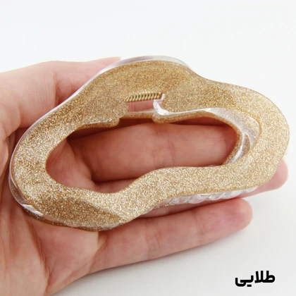 کلیپس دخترانه مدل موجی خطی شاین دار