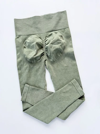 لگ ورزشی سیملس پشت چروک ساده سنگ شور