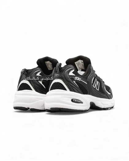 کتانی ویتنامی نیوبالانس 530 مشکی سفید New balance 530 Black and white
