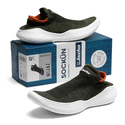 کتانی راحتی میجز جزبا زیتونی - Jazba Mijaz Sockün Olive