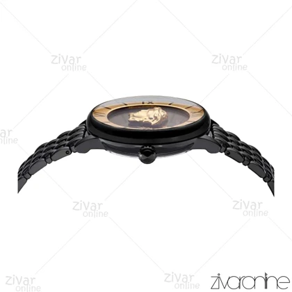 ساعت ورساچه لامدوسا زنانه صفحه مشکی طلایی 104772