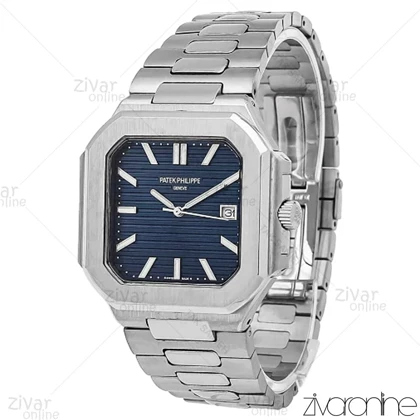 ساعت پتک فیلیپ کوبیتوس مردانه نقره ای صفحه سرمه ای 106933