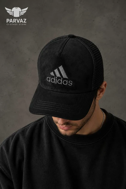 کلاه بیسبالی مخمل وارداتی مدل ADIDAS _ مشکی