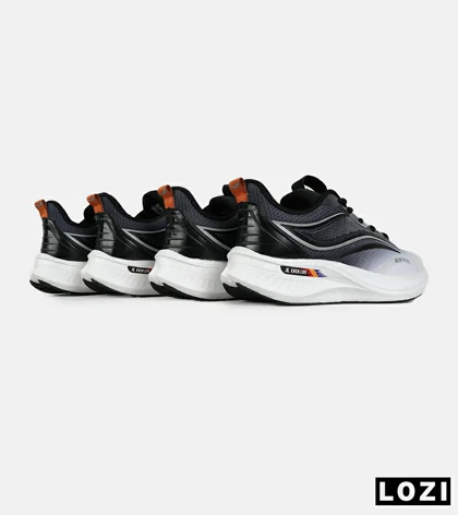 کفش کتانی مشکی خاکستری Saucony Ride Review v.2