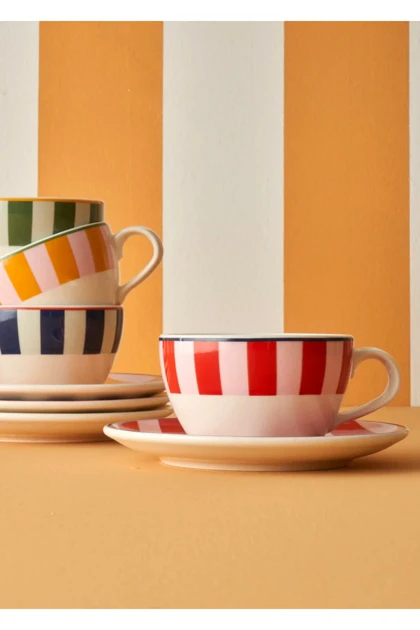 فنجان چای دو نفره Bella Maison مدل Line