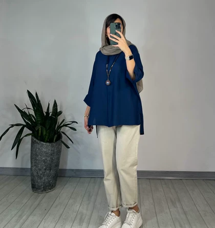 تونیک مانتویی گندم