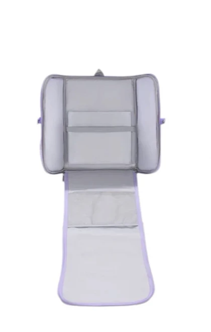 کوله پشتی صندوقی دخترانه کرومی و ملودی قسطی
