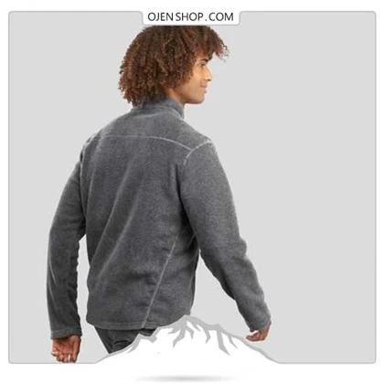 میکرو پلار تمام زیپ QUECHUA GREY