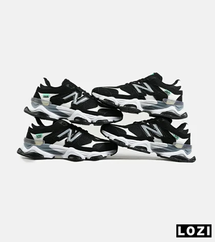 کفش کتانی مردانه و زنانه مشکی سفید NEW BALANCE 9060