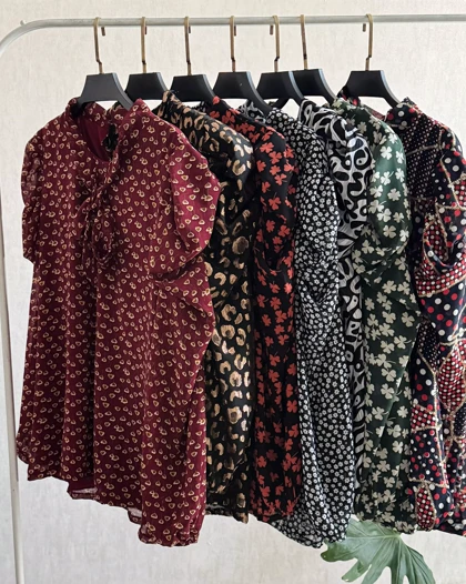 شومیز حریر آستین پفی 6