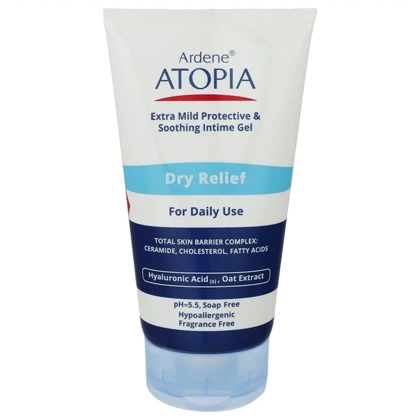 ژل بهداشتی بسیار ملایم بانوان آردن Atopia مدل Dry Relief با PH 5.5
