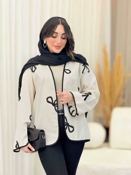 مانتو نواردوزی طرح پاپیون