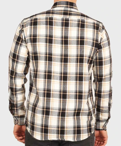 پیراهن مردانه پشمی چهارخانه 0153