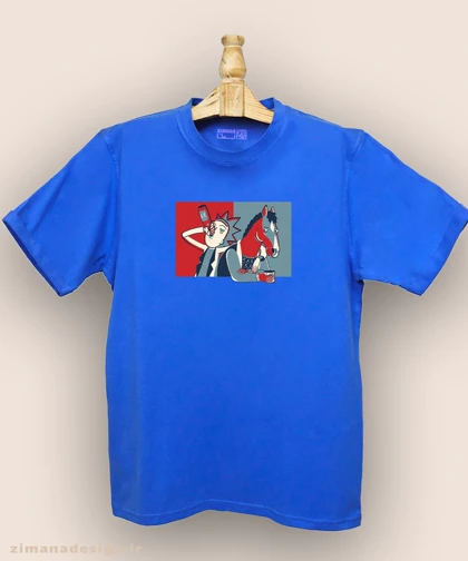 تیشرت مردانه و زنانه طرح ریک اند مورتی کد 887