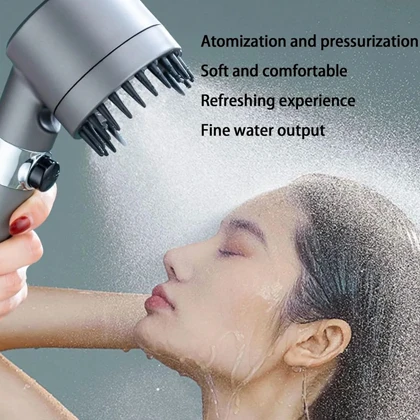 سردوش حمام توربو شارژ Turbocharged مدل Massage سه حالته با فشار بالا