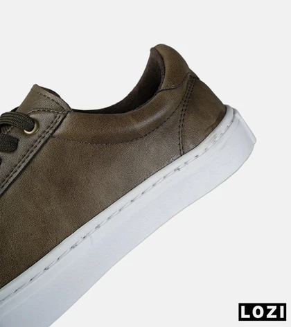 کتانی کژوال پول اند بیر سبز مردانه خرید کفش اسپرت Pull&Bear مدل 9086