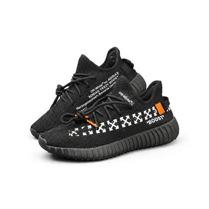 کتانی مردانه آدیداس مدل یزی بوست مشکی تمام Adidas Yeezy Boost 350